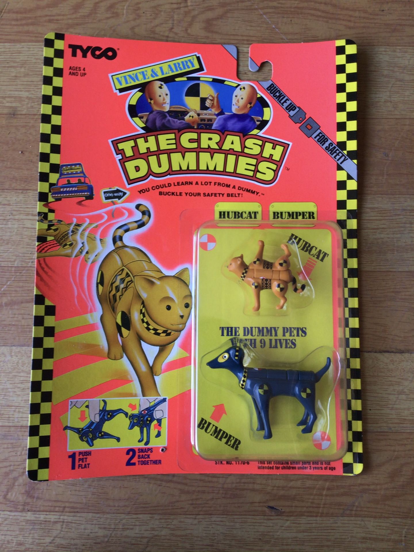 “Rare 1985 “The Crash Dummies (Hubcat & Bumper ) Collectible Toys