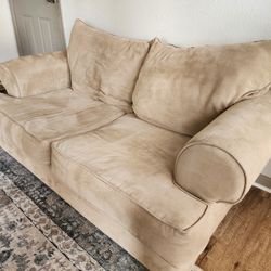 Beige 2-Seater Sofa – Comfortable & Cozy