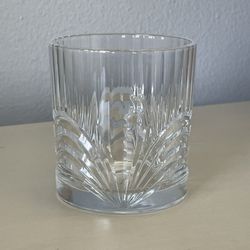 4 Studio crystal double old fashioned whiskey glasses