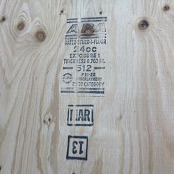 Plywood 3/4”x4’x8’
