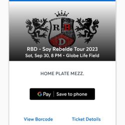 Soy REBELEDE TOUR 2023 RBD