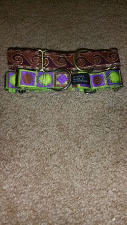 2 strong dog colllars