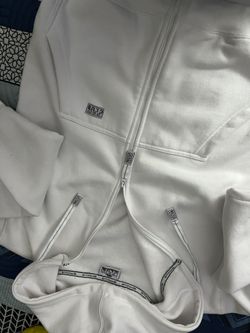 Pro Club White Zip Up