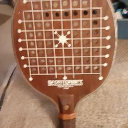 Vintage Paddle Ball Racket