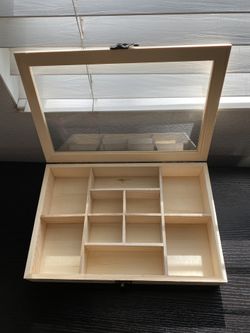 Brand new wooden jewelry box