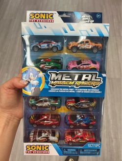 Limited edition Sonic the Hedgehog Metal Mayhem Racers - 10 Pack