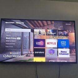 Sharp Tv 55in/ Roku Tv