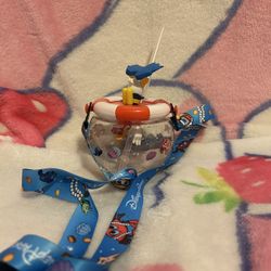 Disneyland Disney Parks Donald Duck Diving Sipper Cup with Lid Staw and Strap