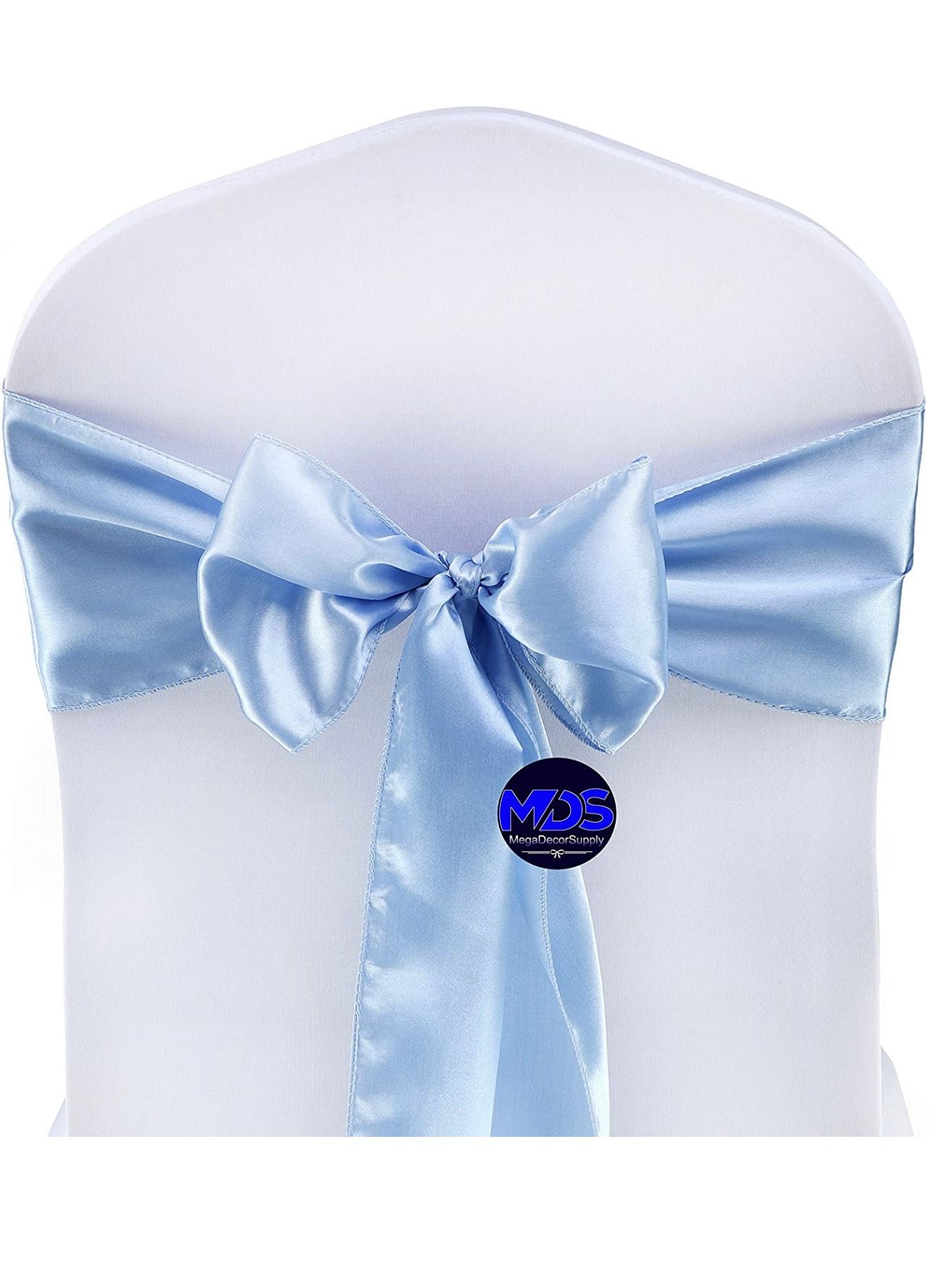 Blue Satin Sashes