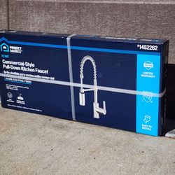 🔥 New Project Source Flynt Stainless steel Single Handle Kitchen Faucet