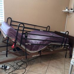Electric Hospital Bed Rails Included (remote) (Drive)