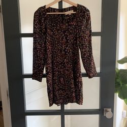 Black Floral Patterned Dress