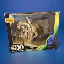 Star Wars Power of the Force Bantha & Exclusive Tusken Raider Kenner 1998 NIB