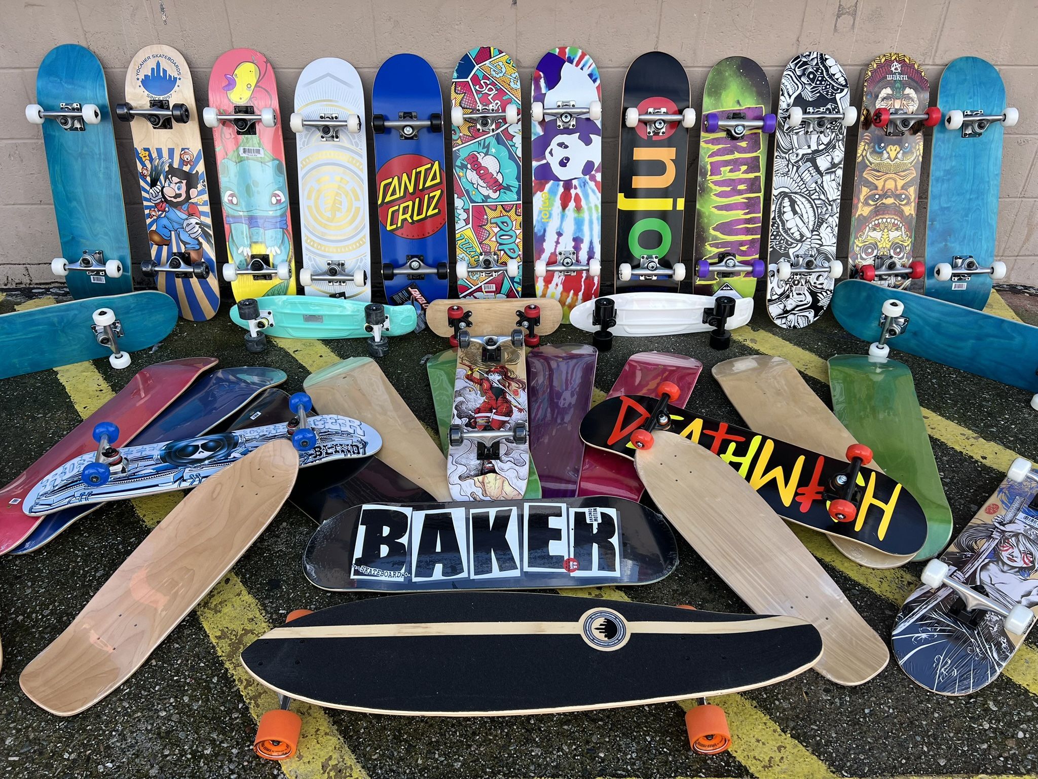 Trick Skateboards Cruiser Longboards Deck