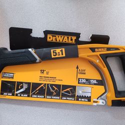 DEWALT 12 inch 5-in-1 Hacksaw Saw