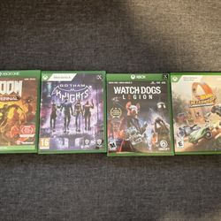 4 Xbox Games 