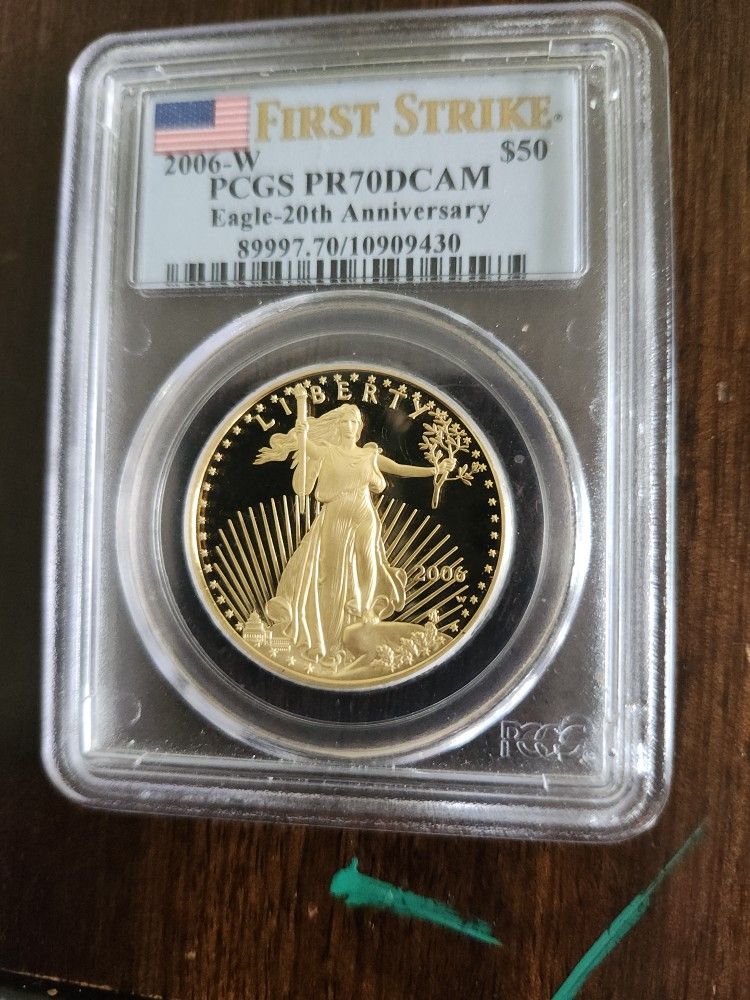 2006 AMERICAN EAGLE FIRST STRIKE PR70DCAM PCGS