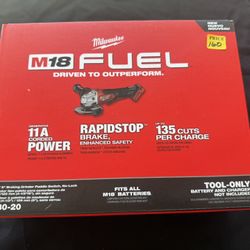 Milwaukee Fuel Grinder TOOL ONLY