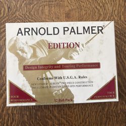 VIntage Arnold Palmer edition Titanium 12 Pack Golf  Balls