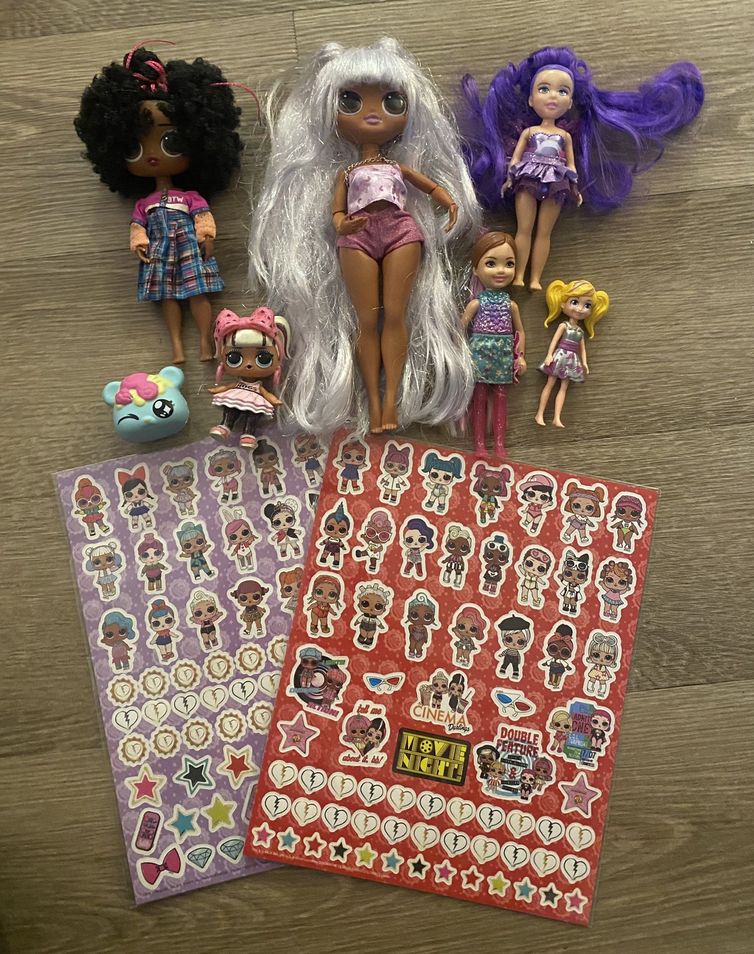 LOL dolls and Stickers