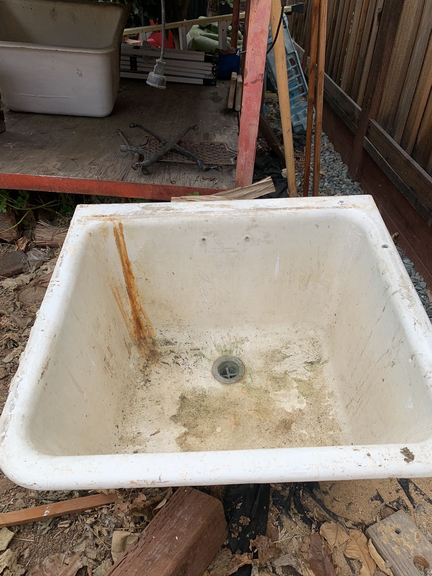 Vintage Cast Iron Sink