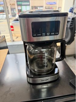 Bella Pro Series 12-Cup Programmable Coffee Maker Stainless Steel / Black