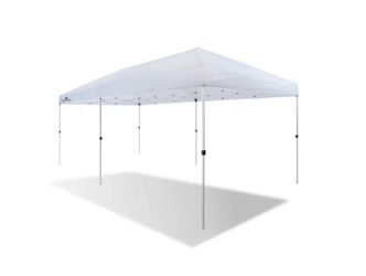 Master Forge 20’ x 10’ White Pop-Up Canopy – Large Outdoor Tent