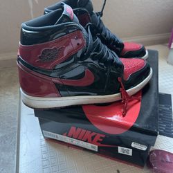 Jordan 1 Bred Patent Leather