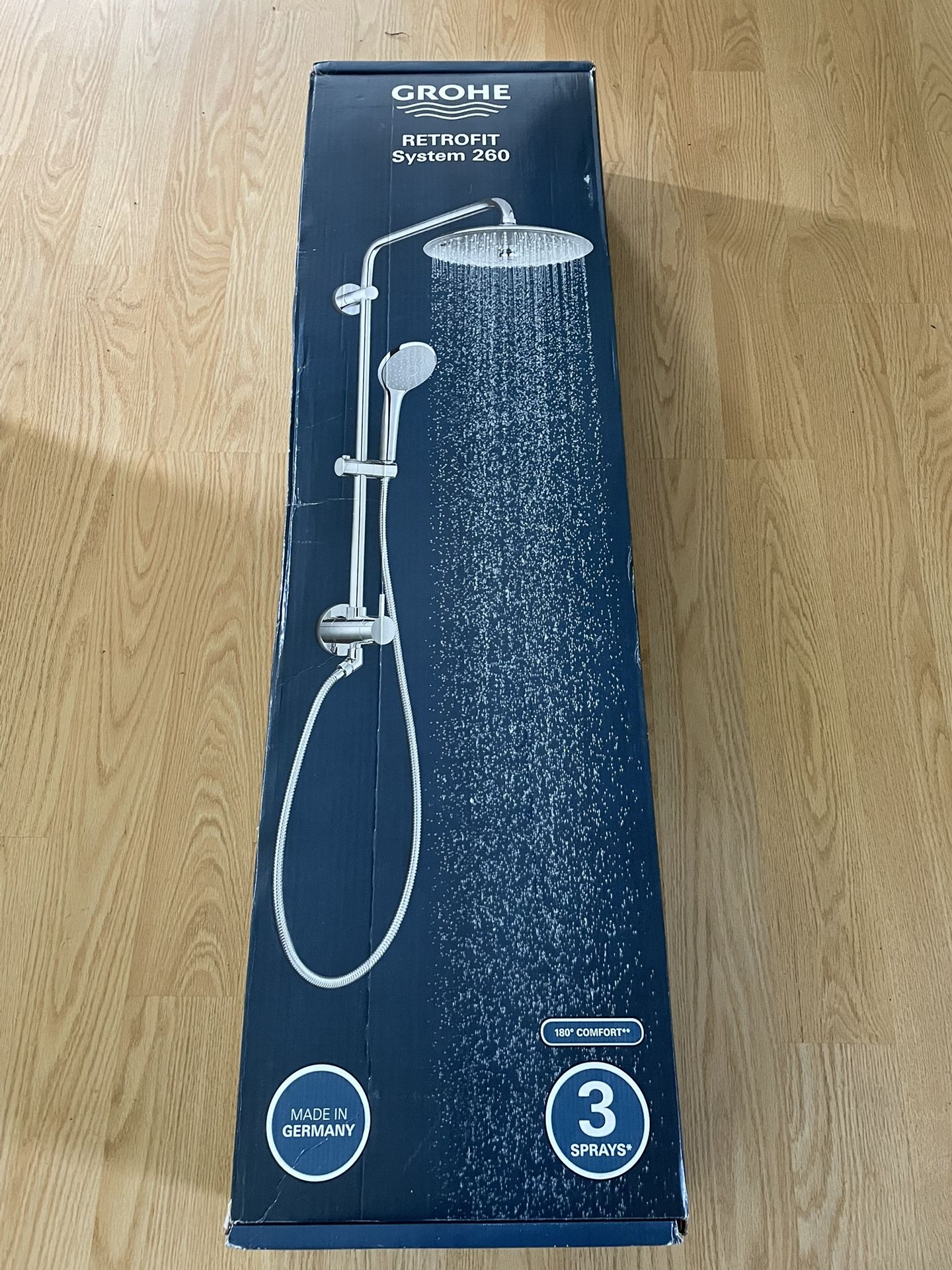 Grohe Rain Head With Wand Chrome