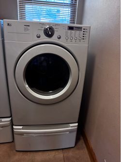 LG dryer and drawer