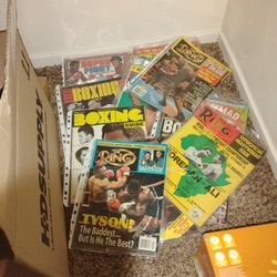 Vintage Ring Boxing Mag Zine From The Seventies
