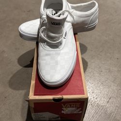 Vans Doheny Checkered White Women’s - Size 9