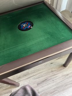 Mah Jong Table Traditional Chinese Game 