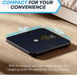 Brand: BeHealthy
4.1 4.1 out of 5 stars (10)
Body Fat Smart Bluetooth Scale, 16 Body Composition Analyzer, Smart Scale with BMI, Fat Percentage, Muscl