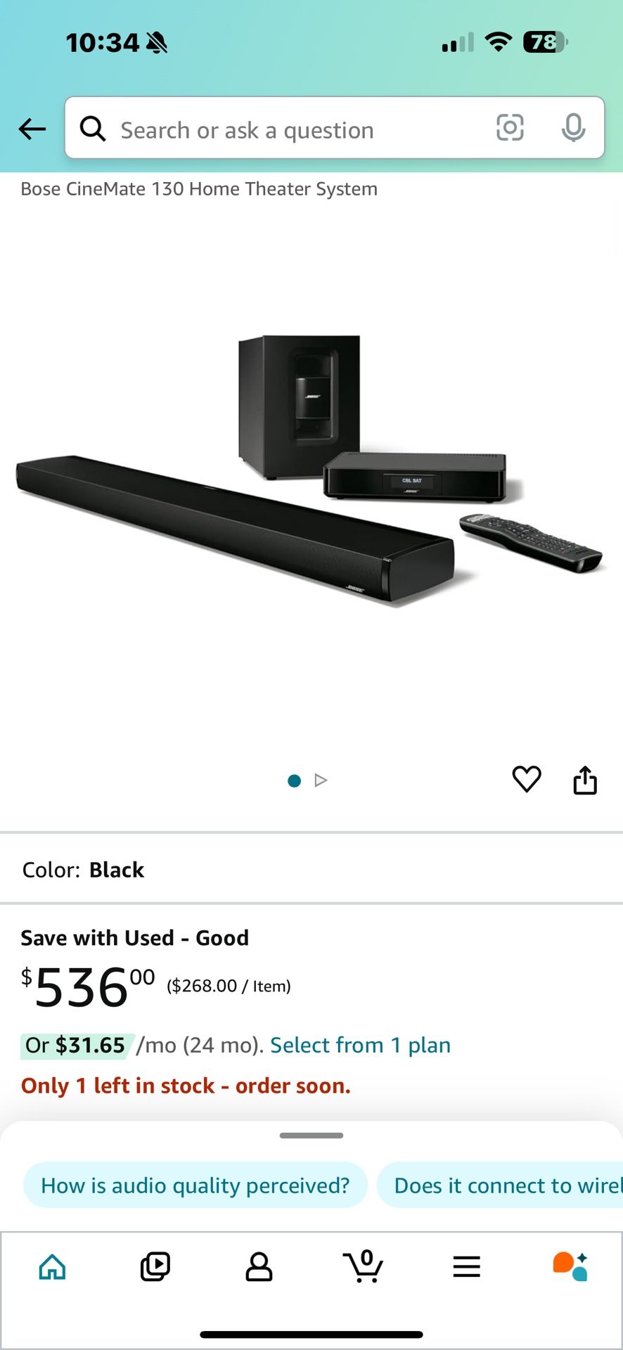 Bose Soundtouch 130
