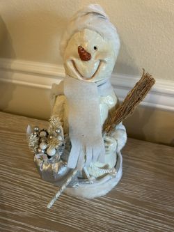 Vintage Snowman Decor