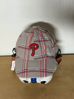 '47 Philadelphia Phillies Hat StrapBack Gray Plaid Baseball Cap Adjustable OS
