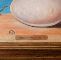 Surrealist Artist "Gertrude Abercrombie"  Oil Painting on Canvas
