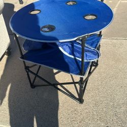 Portable Cup Holder Table