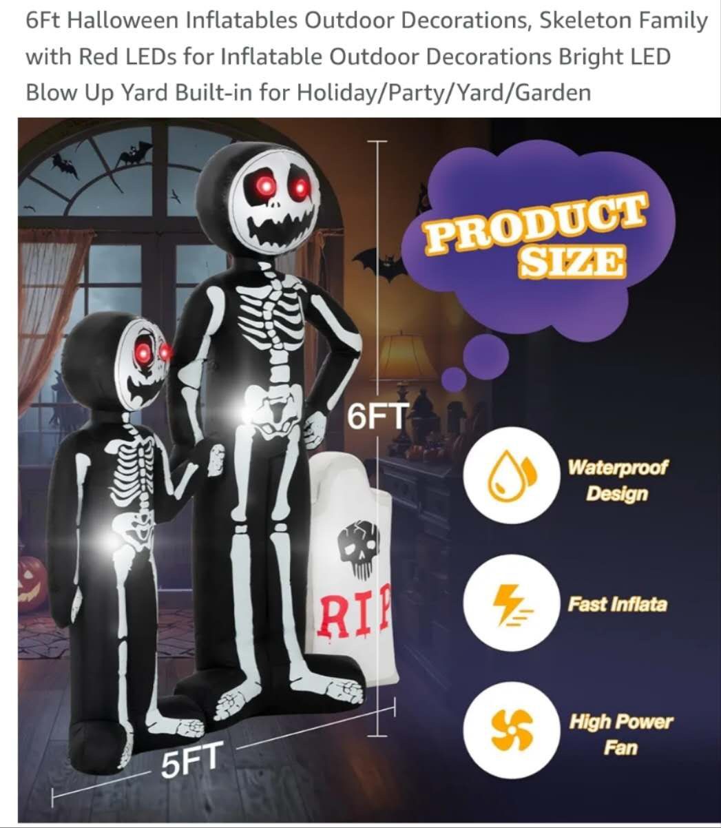 (New)6ft halloween inflatables ourdoor decorations