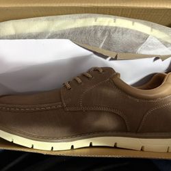 Men’s Casual Shoes – Size 9 (Rust Brown) – New