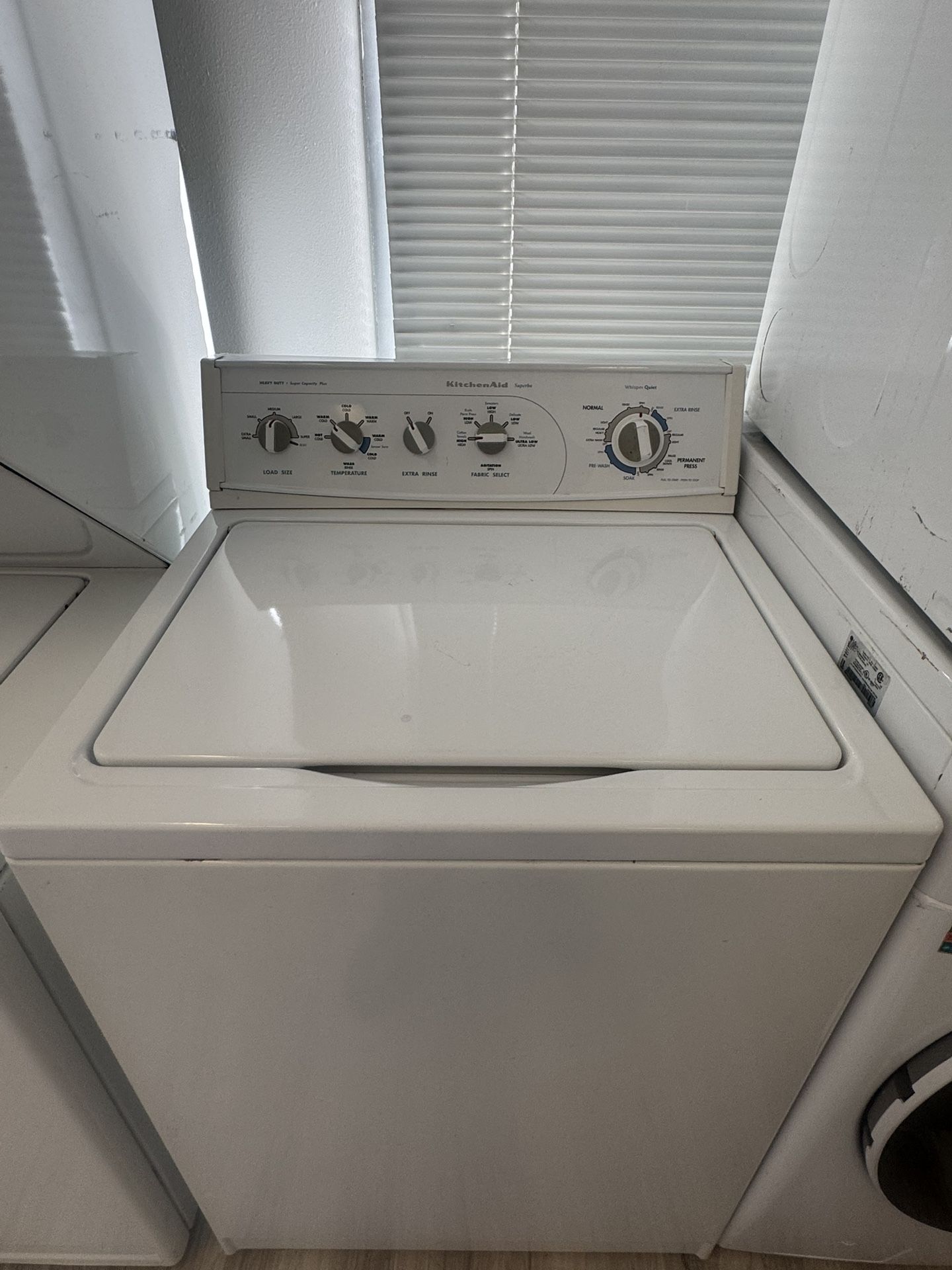 Large Capacity Kitchen Aid Washer