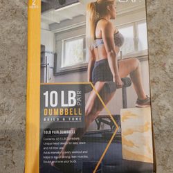 CAP 10 LB. Dumbbell Pair