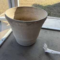 Large, Heavy Resin Pot