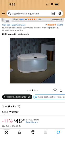 Wipes warmer munchkin
