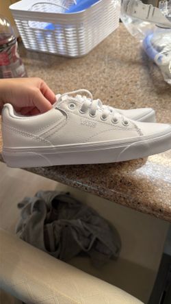 Women white vans sneakers