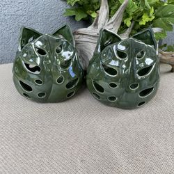 Large Leaf Like Votive Candle Holders