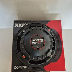 KICKER ( 1 ) 10 INCH DUAL 4 OHM VOICE COIL CAR SUBWOOFER 700 WATTS ( BRAND NEW PRICE IS LOWEST INSTALL NOT AVAILABLE )