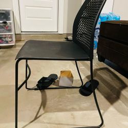 Black Mesh Guest Chair