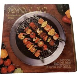 Professional Healthy Indoor Stove Top Smokeless Carbon Steel BBQ Kitchen Grill